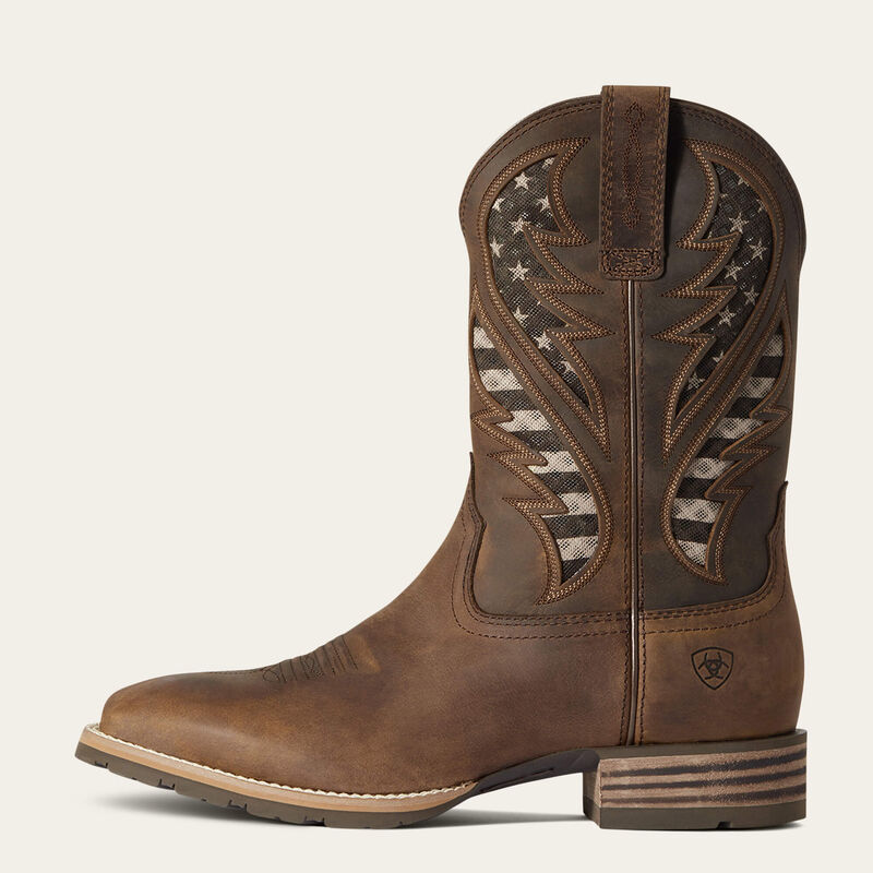 Ariat Mens Hybrid VentTek Flag Boot