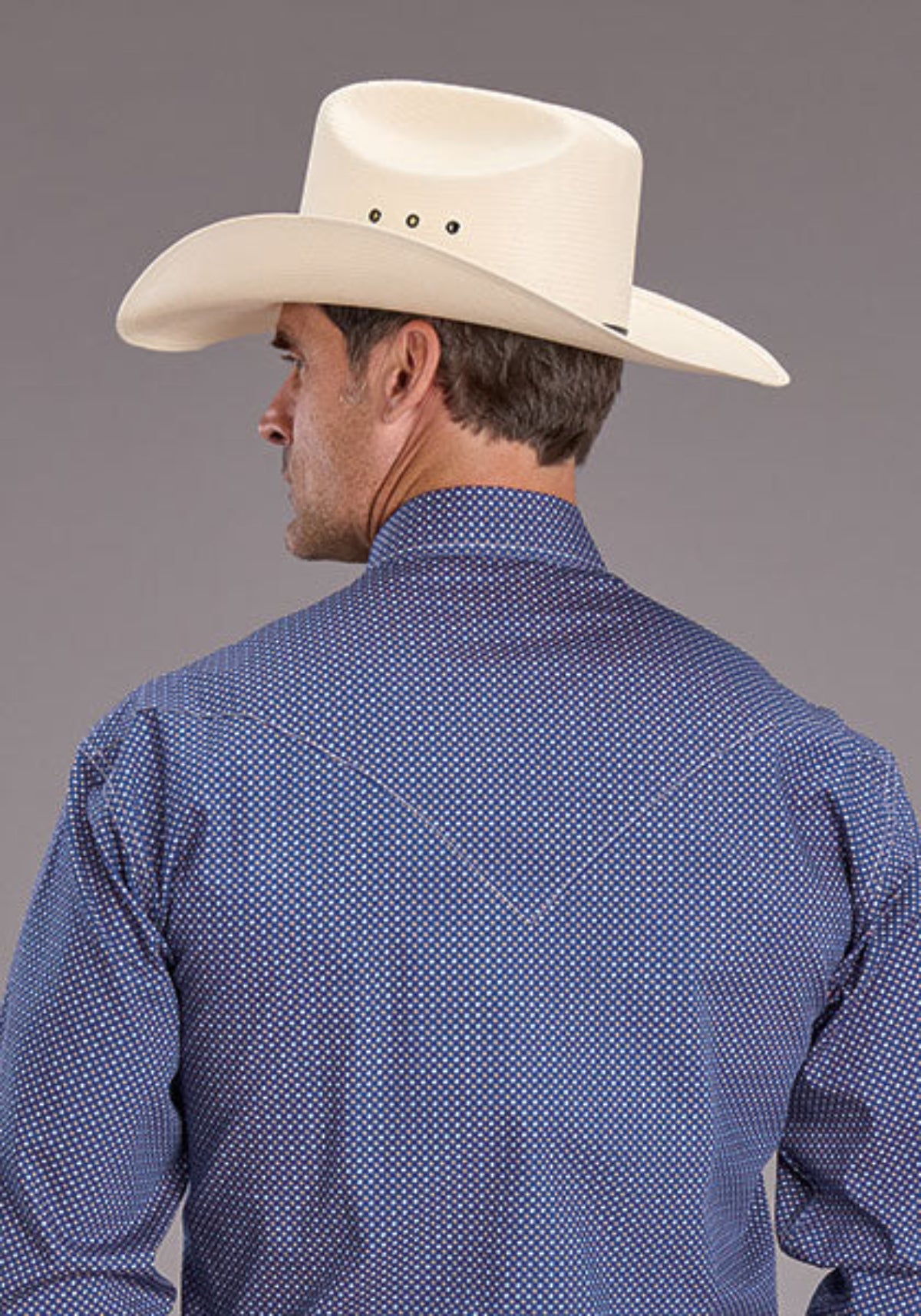 Stetson Mens Geo Print Western Shirt