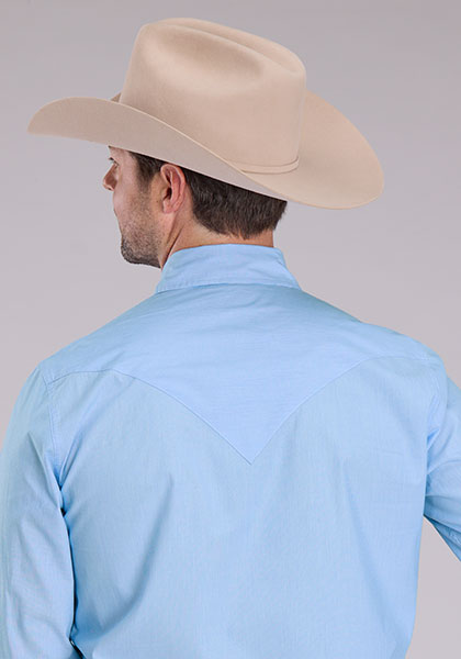 11-001-0476-4022 Stetson Mens Fine Line Stripe Shirt order at boltranchstore.com