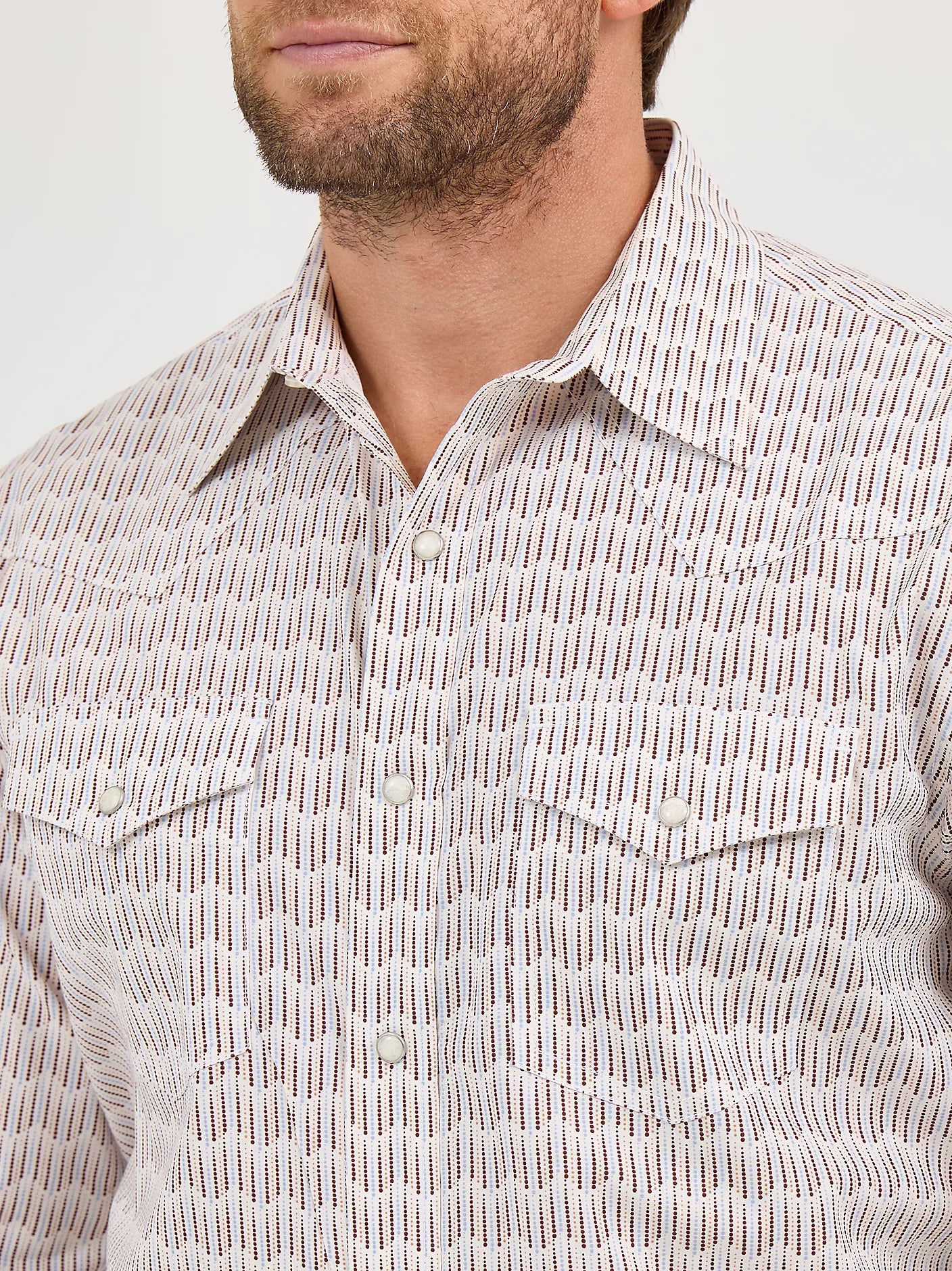 Mens 20X® Competition Advanced Comfort Long Sleeve Two Pocket Western Snap Shirt Bolt Ranch Store