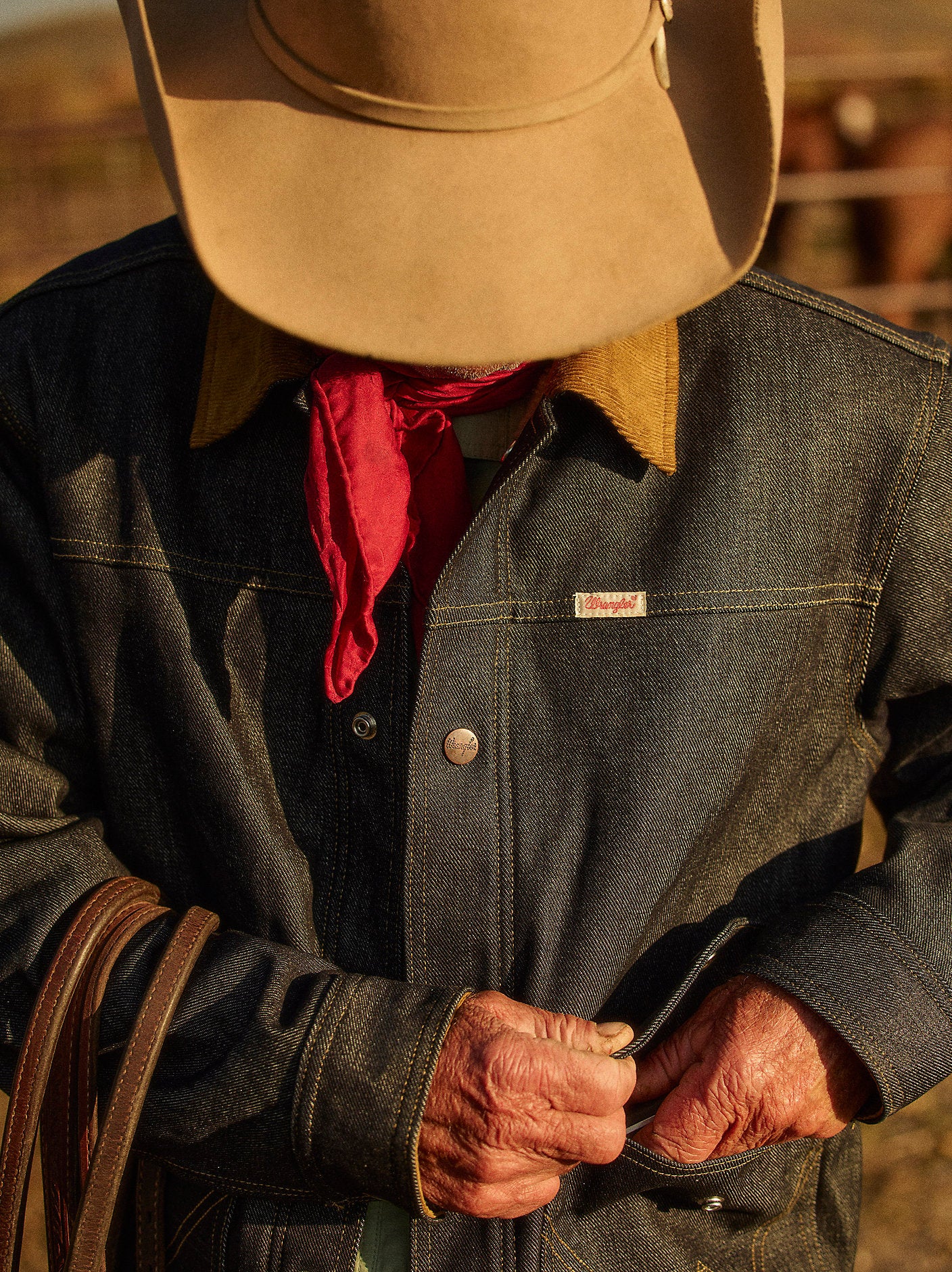 Filson Wrangler Two Tone Denim Work Jacket