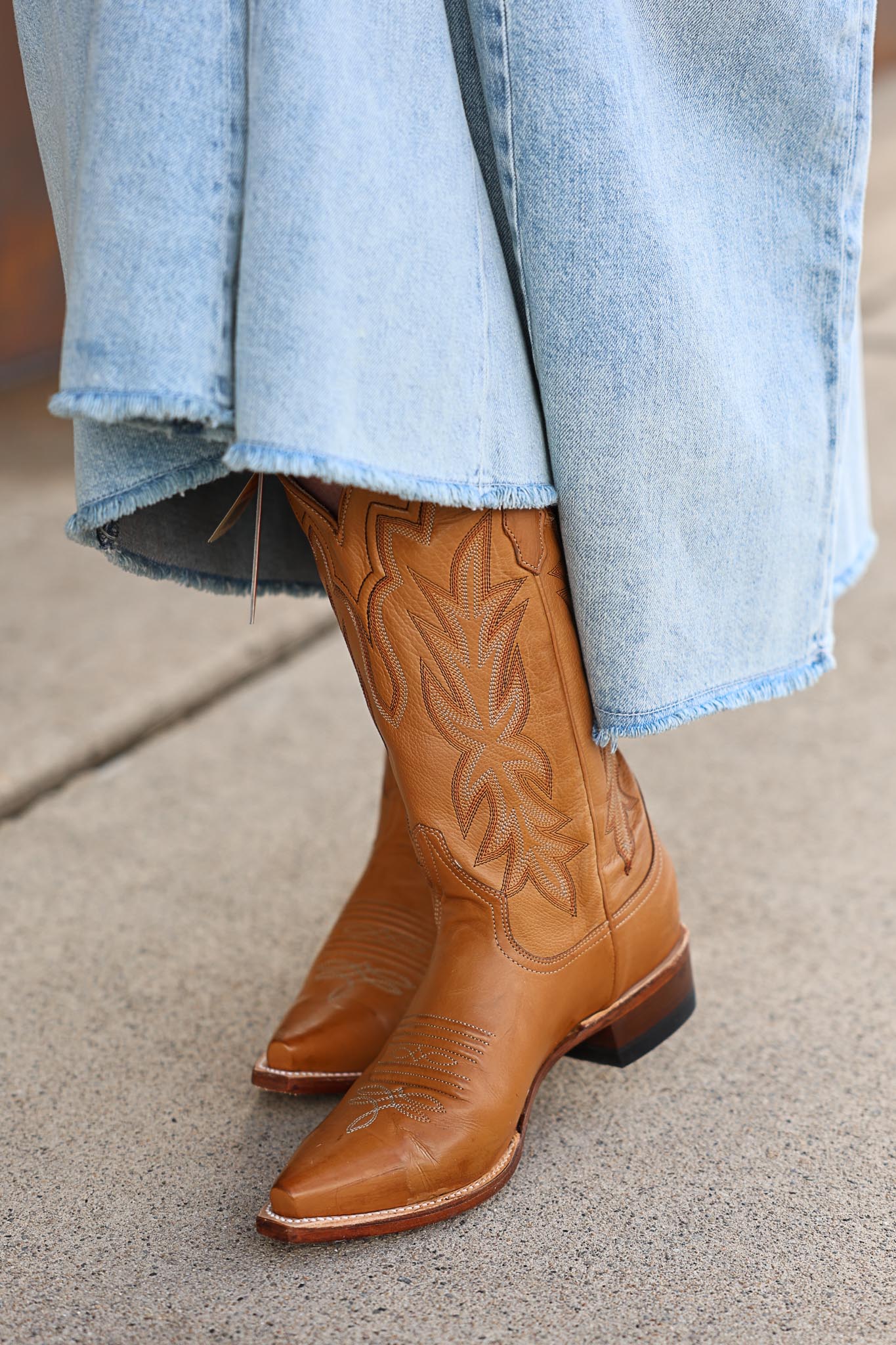 women's tan dress boots Stetson Casey Boots