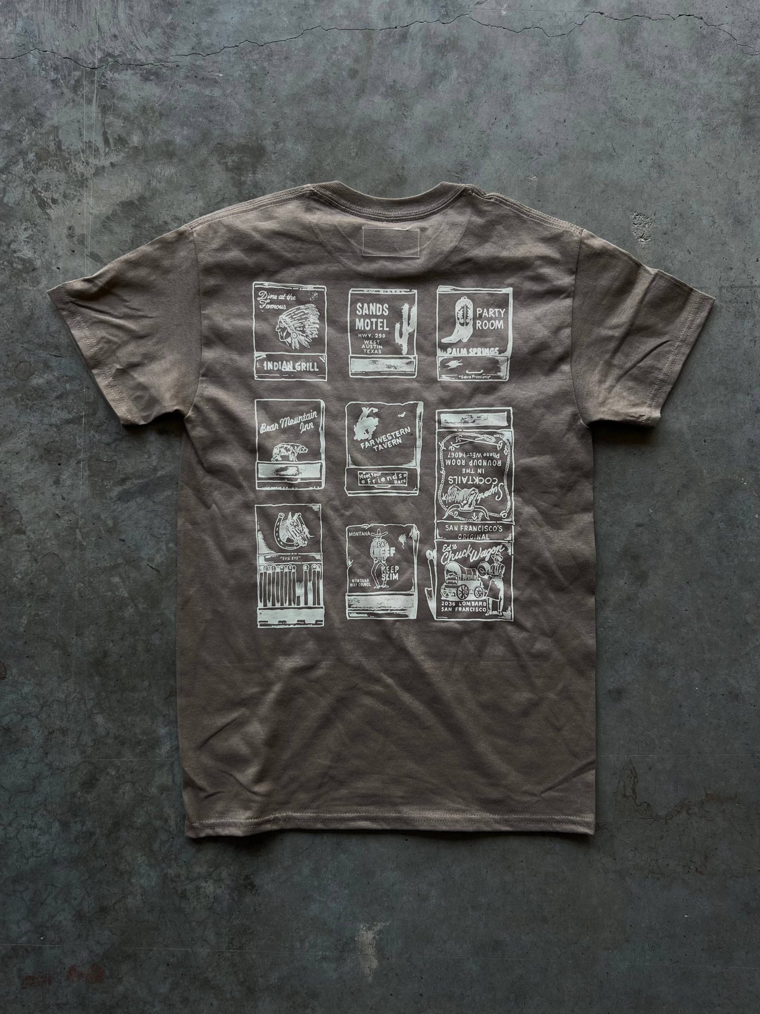 Sad Cowboys Club Matchbook Tee