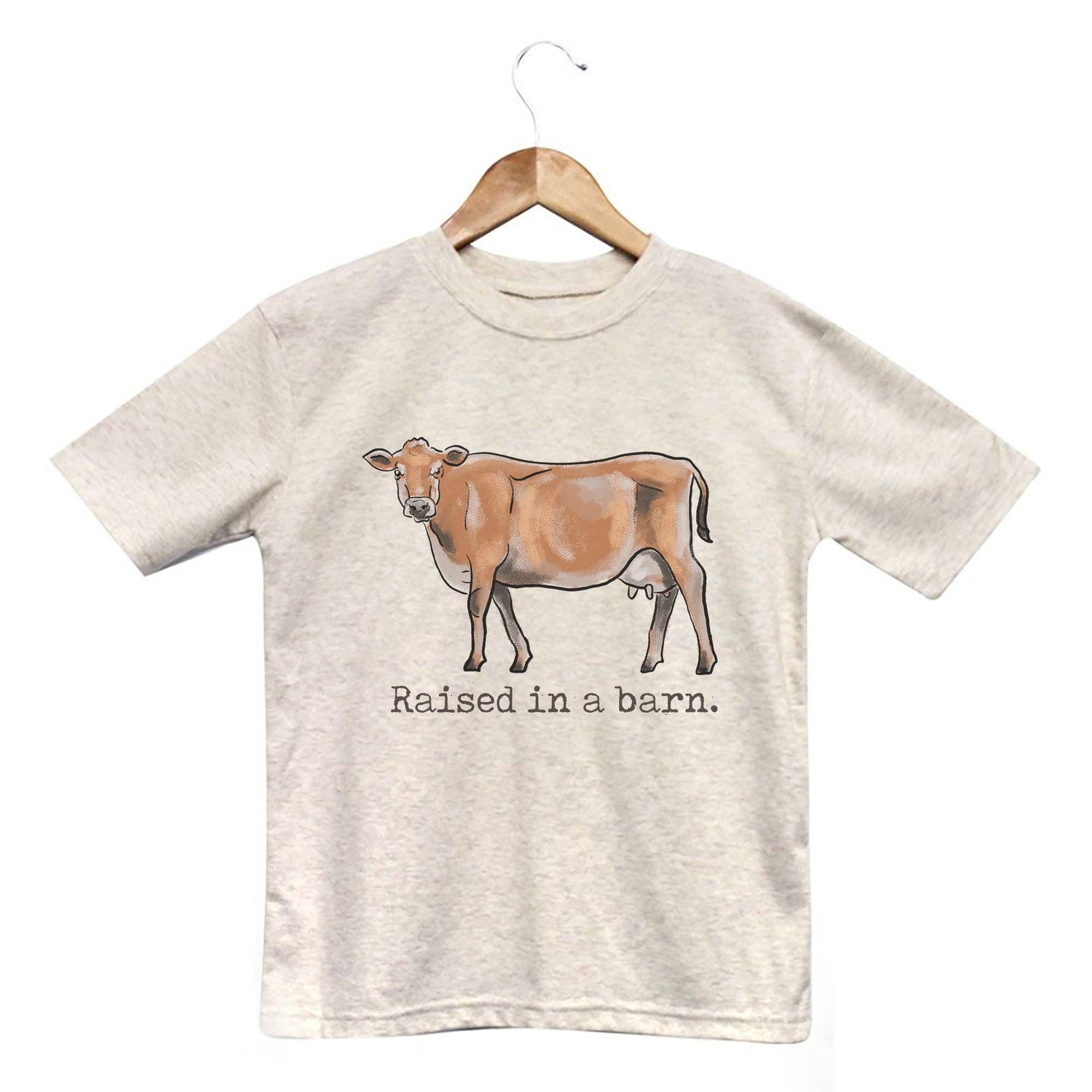 Raised in a Barn Toddler and Kid T Shirt