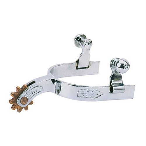 Kids Spurs with Engraved Band