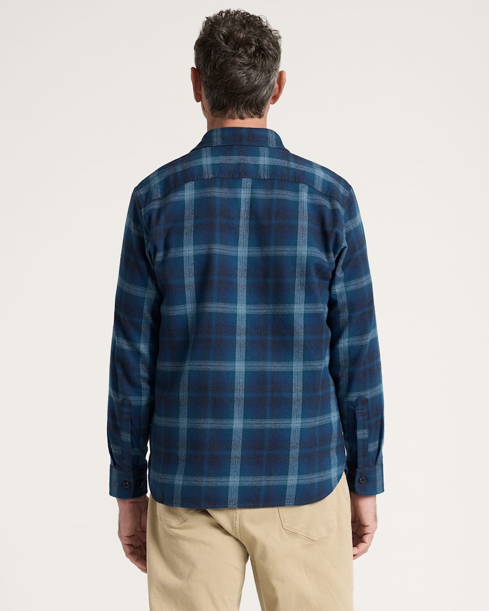 Pendleton Mens Burnside Plaid Flannel Shirt Denim