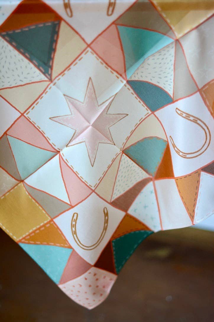 Silk Wild Rag Patchwork Quilt