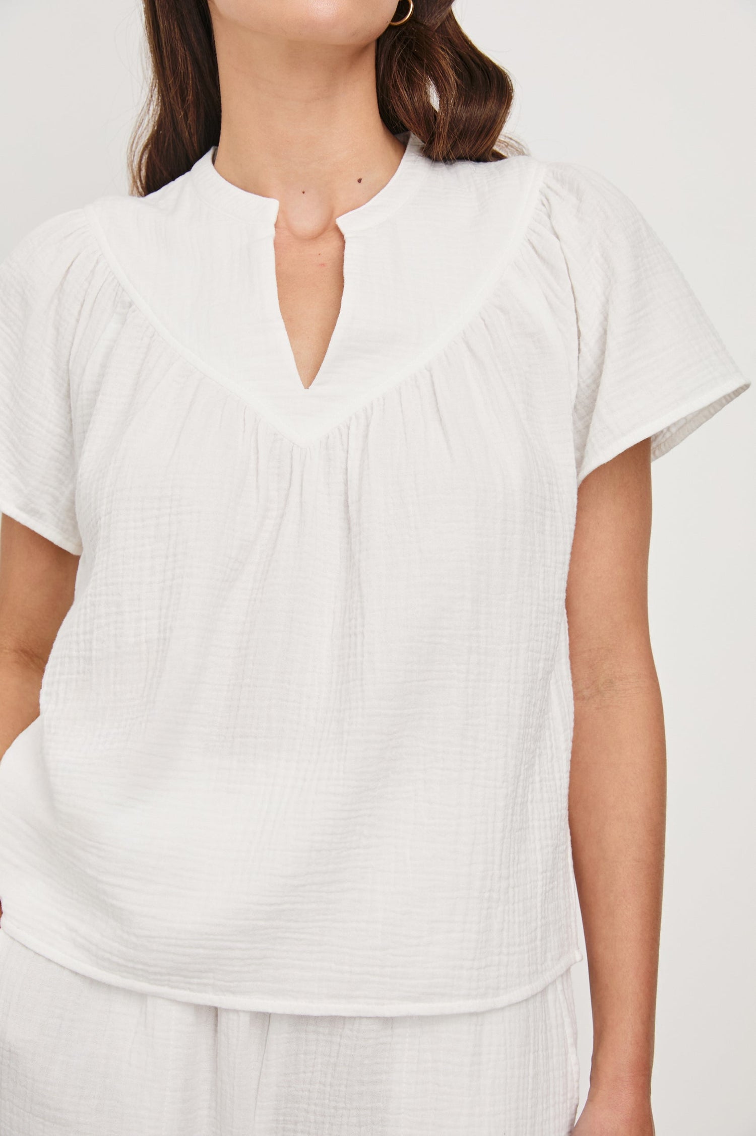 Rails Sayer Shirt in White