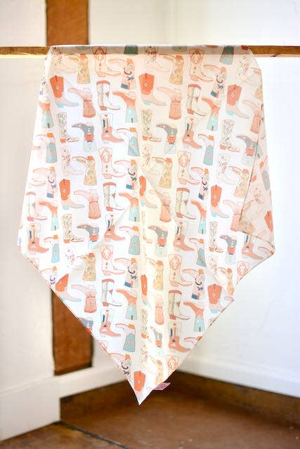 Vibrant Boots Silk Wild Rag