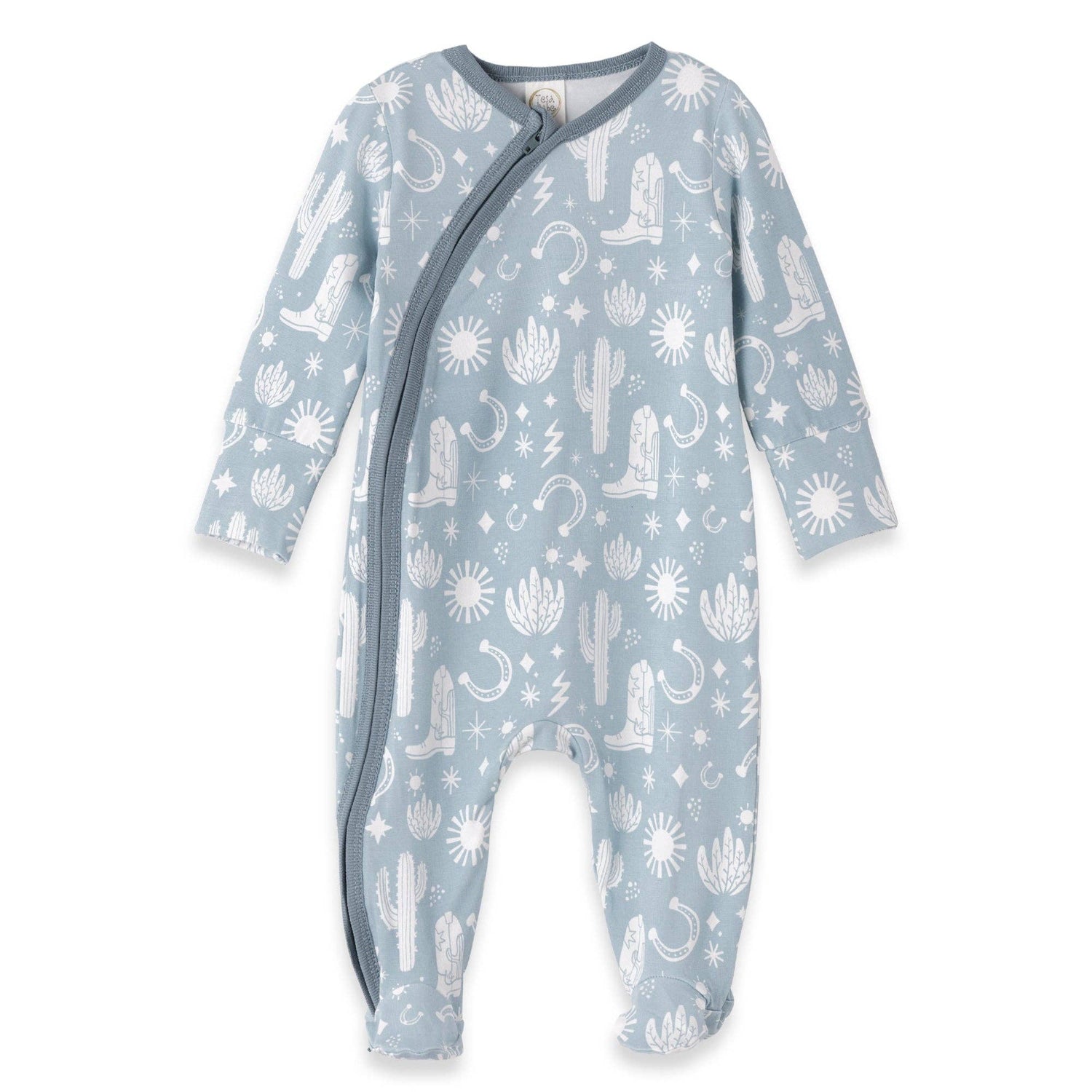 Baby Boy's Wild West Zipper Romper