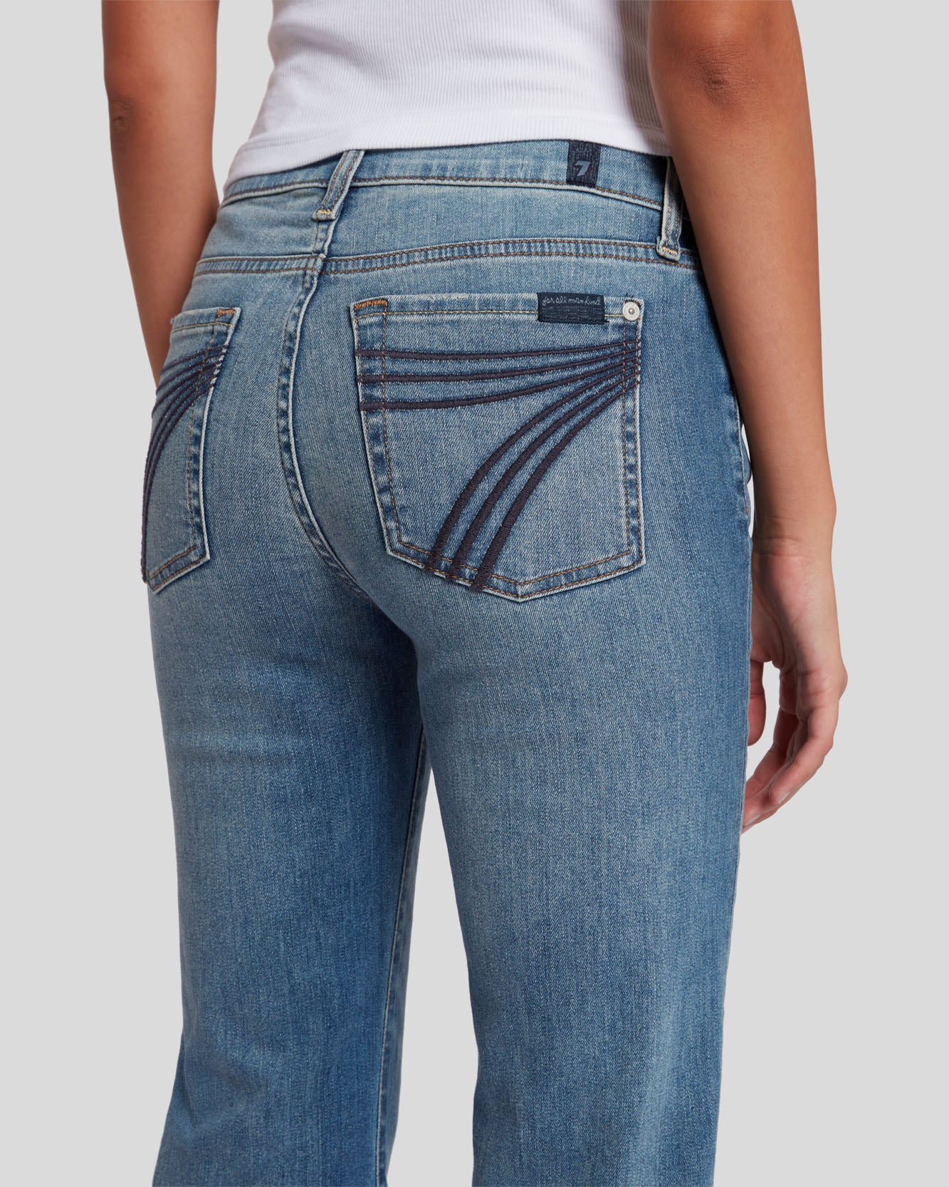7 for All Mankind Dojo - Distressed Authentic Light