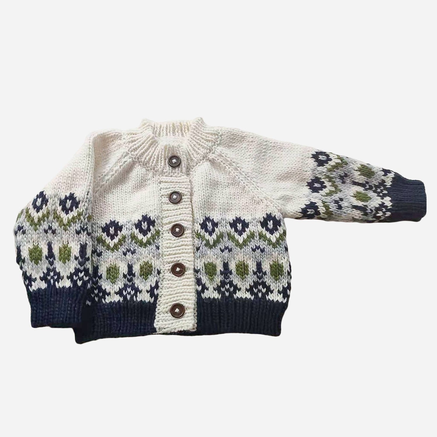 Fairisle Kids Cardigan