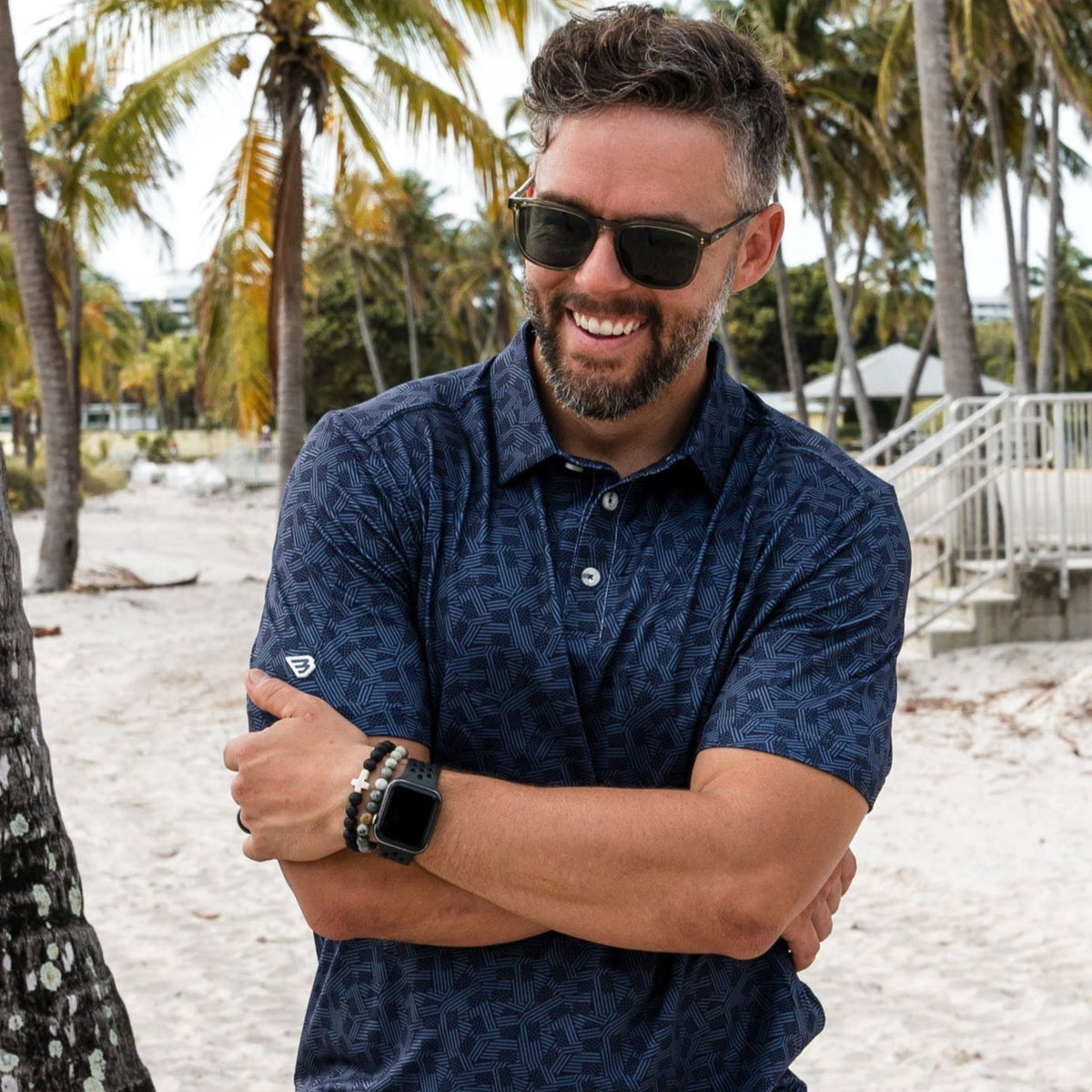 Burlebo Mens Performance Polo