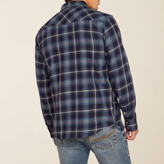 Men's Ariat Hodges Retro Fit Shirt-Brown main image 1