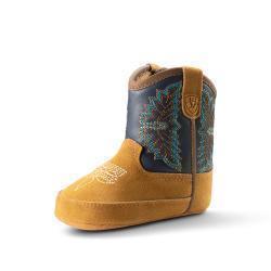 Ariat Futurity LIL Stompers Infant cowboy Boots Tan cowboy boots kids baby at Bolt Ranch Store
