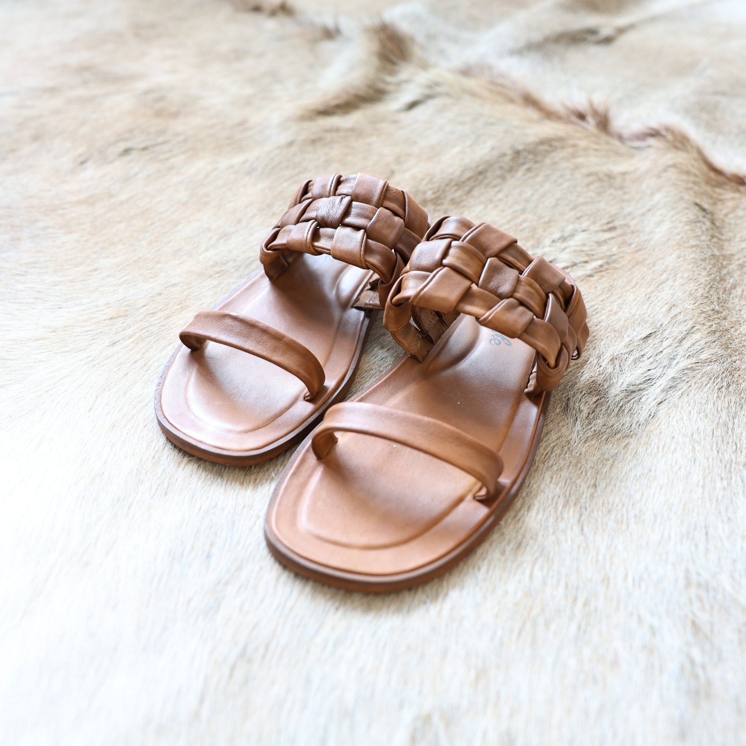 Free People Woven River Slide Sandal