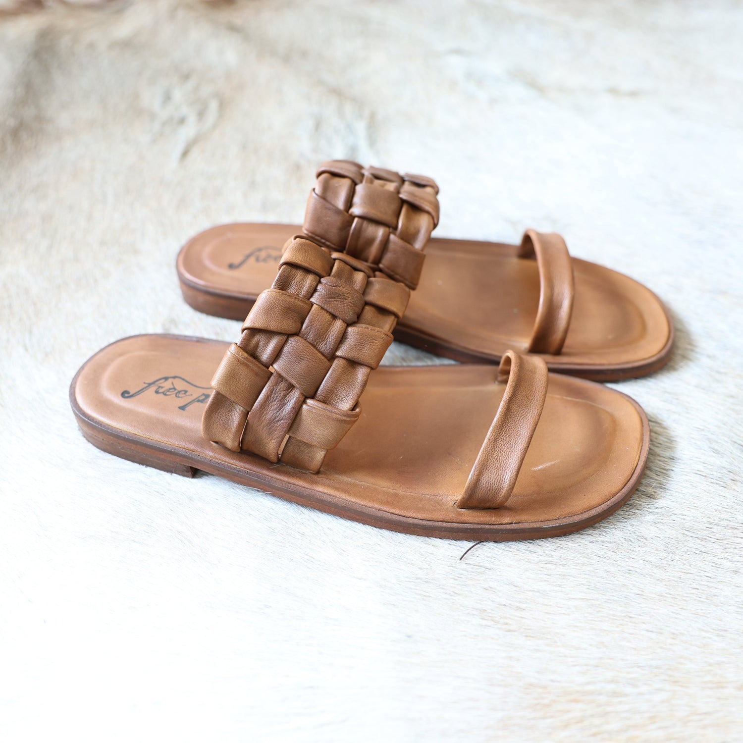 Free People Woven River Slide Sandal