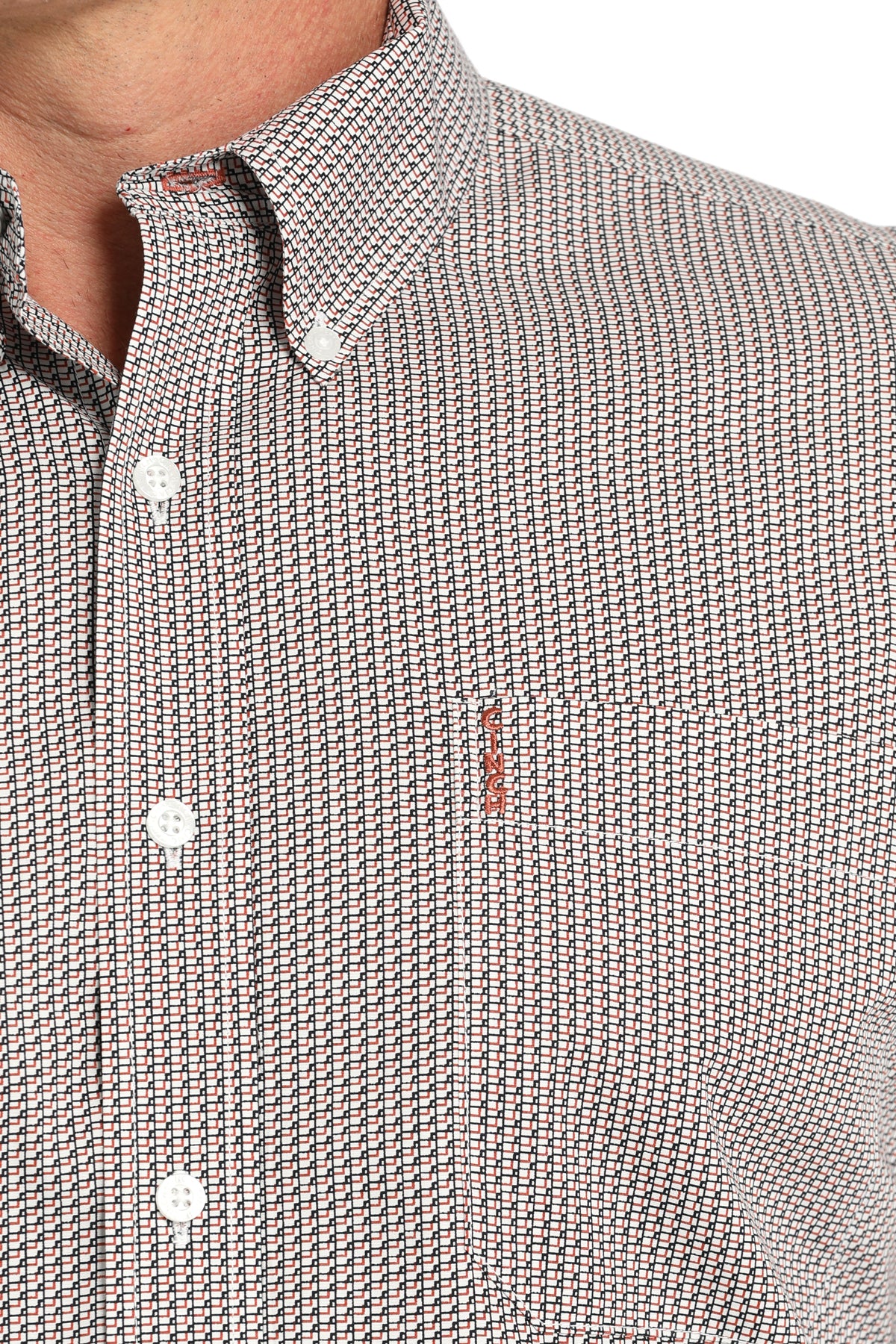 Cinch Mens LS Modern Print Shirt