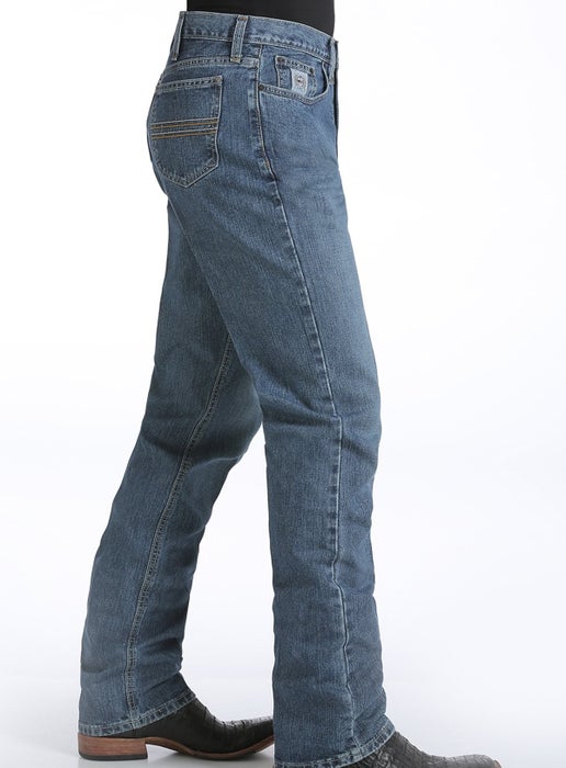 Cinch Silver Label Med Wash Mid Rise Straight Leg