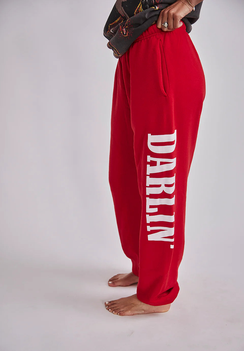 Darlin Red Sweatpants