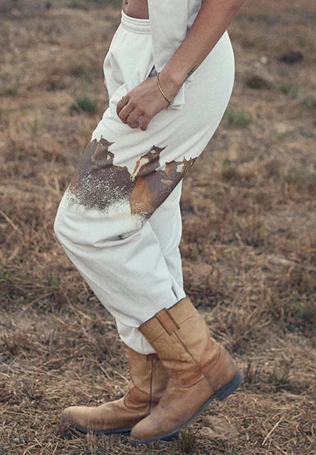 Darlin Wild Horse Creme Sweatpants