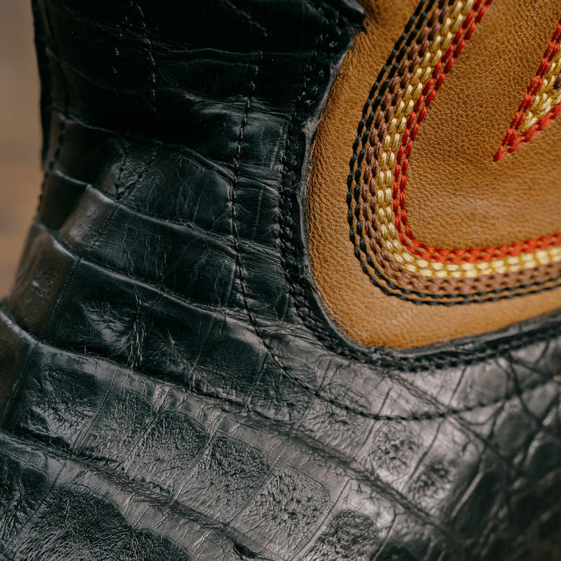 Hyer Mens Big Bow Caiman Boot