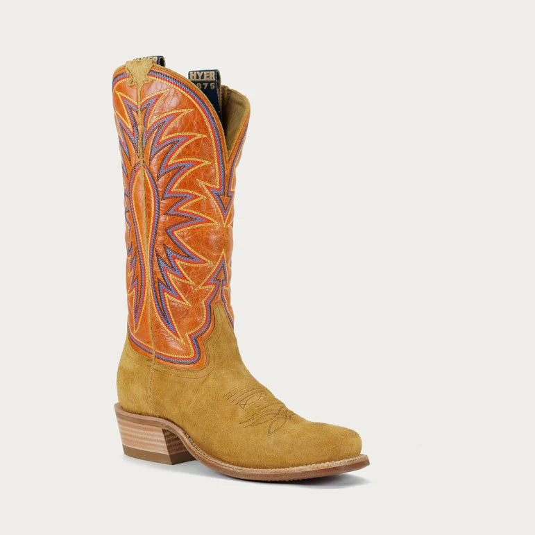 Hyer Mens Spearville Brown Tangerine Boot free shipping in stock Boltranchstore.com mens cowboy boot viral