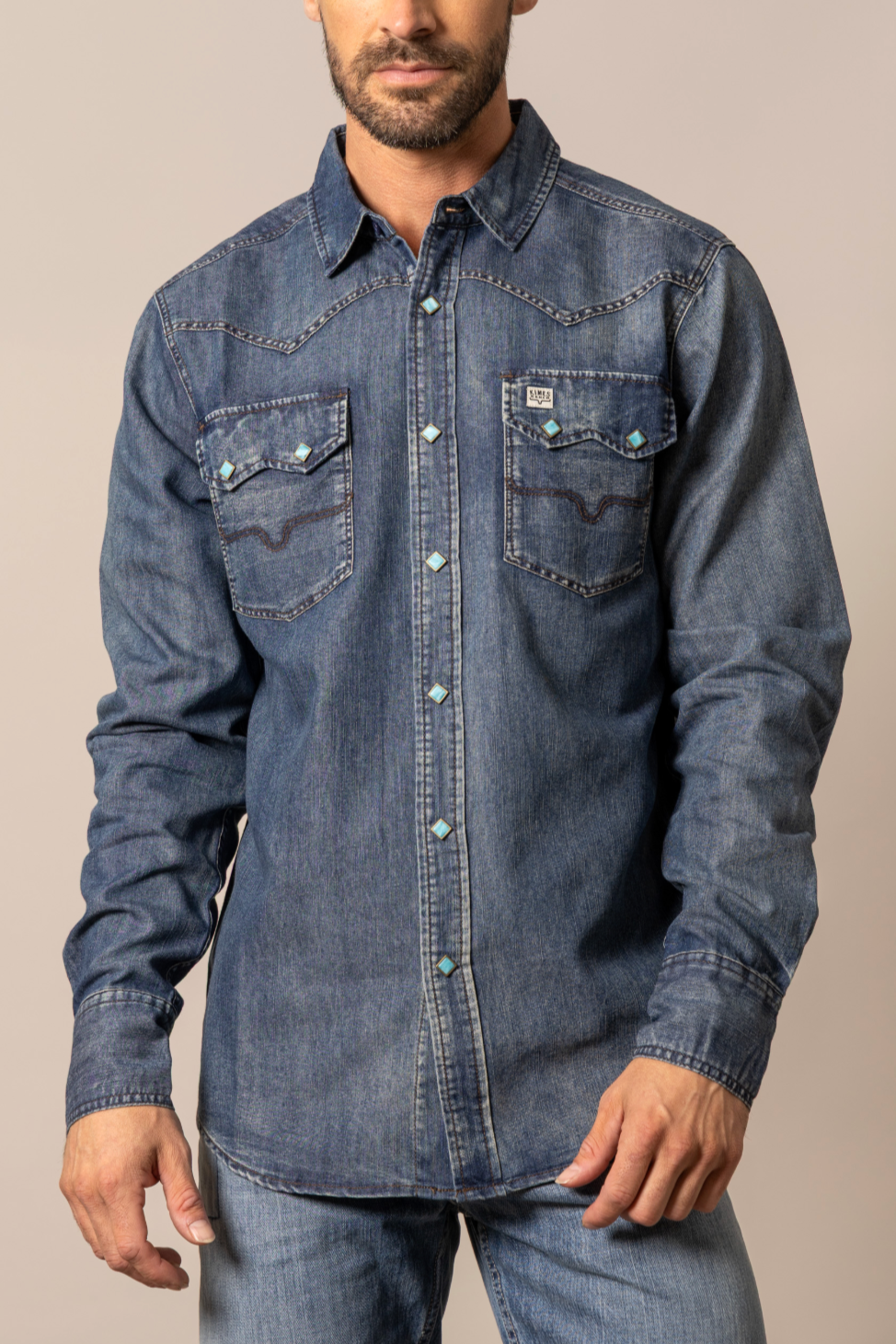 Kimes Mens Memphis Denim Shirt buy at boltranchstore.com