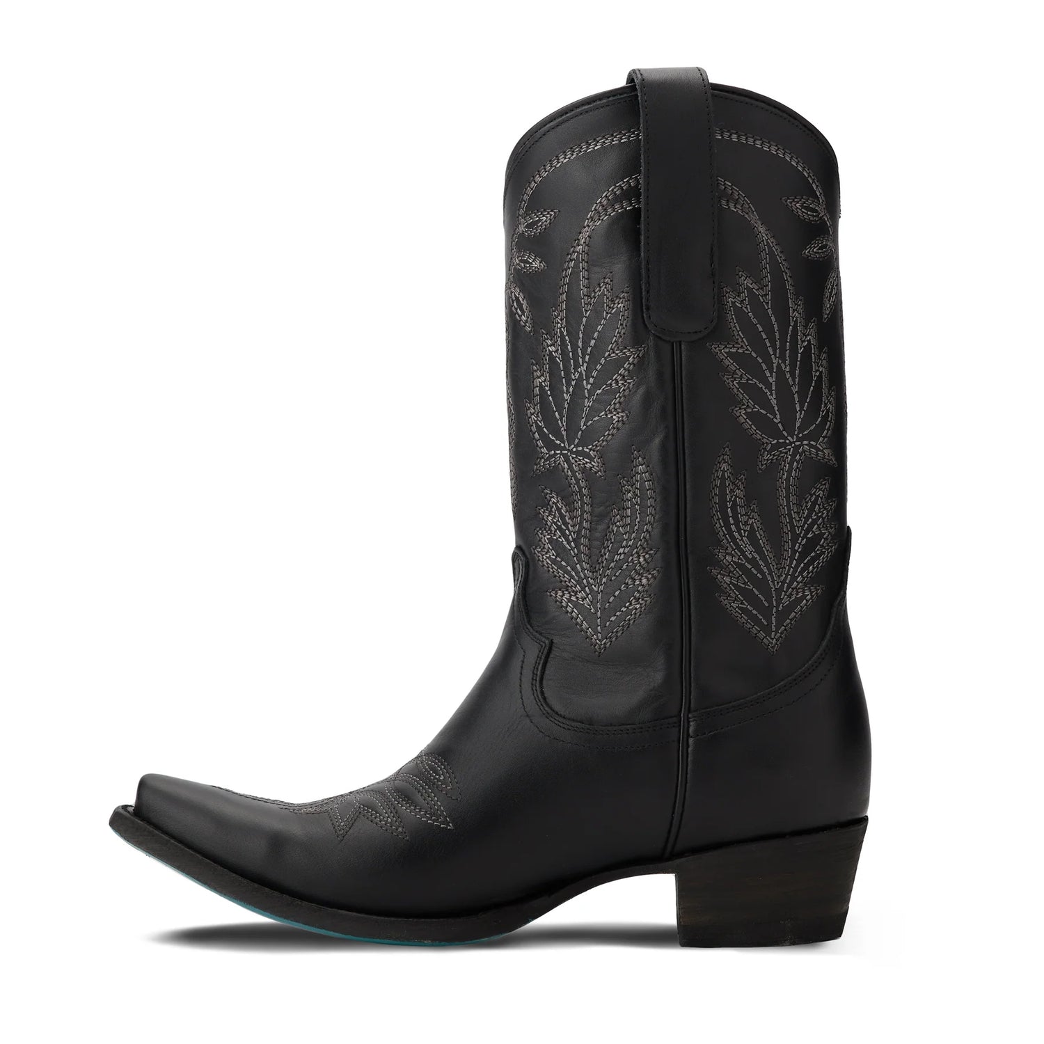 Lane Sandaga Midi Boot in Jet Black