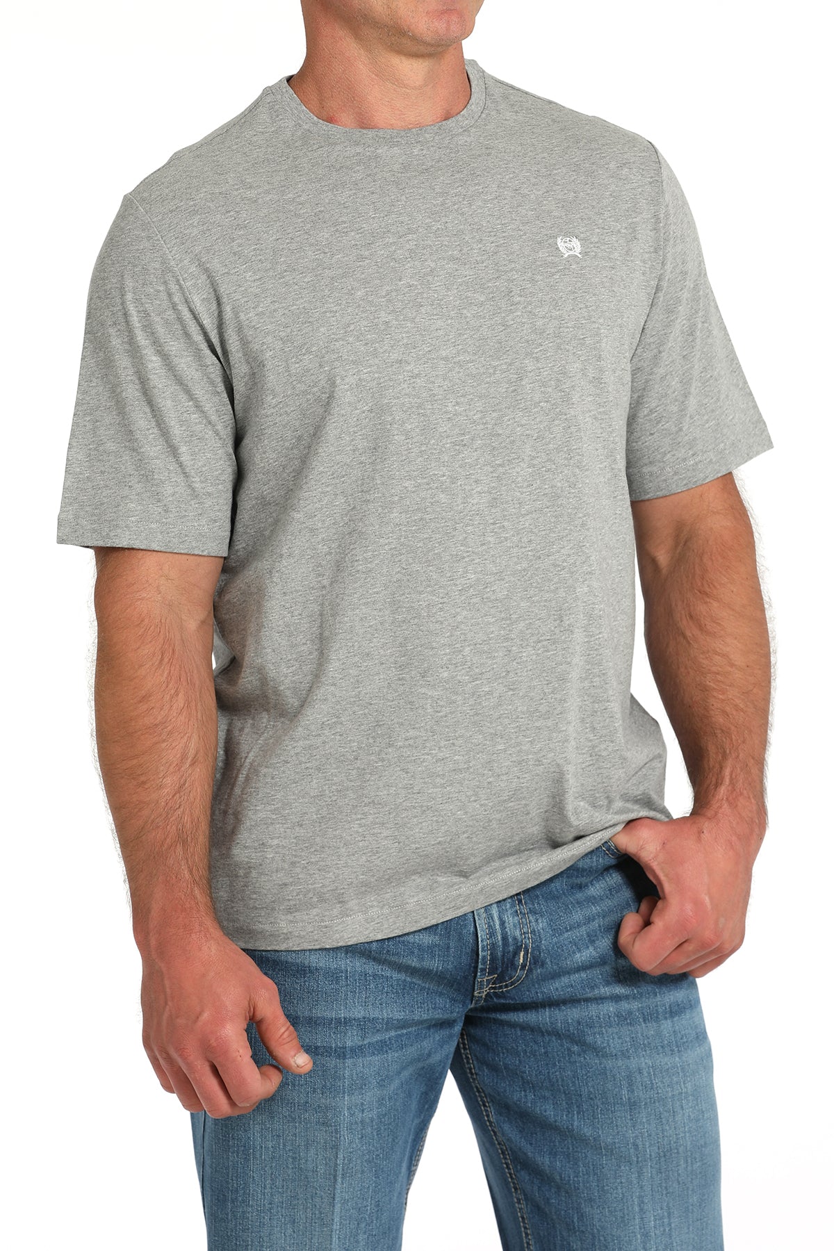 Cinch Mens Logo Solid Tee