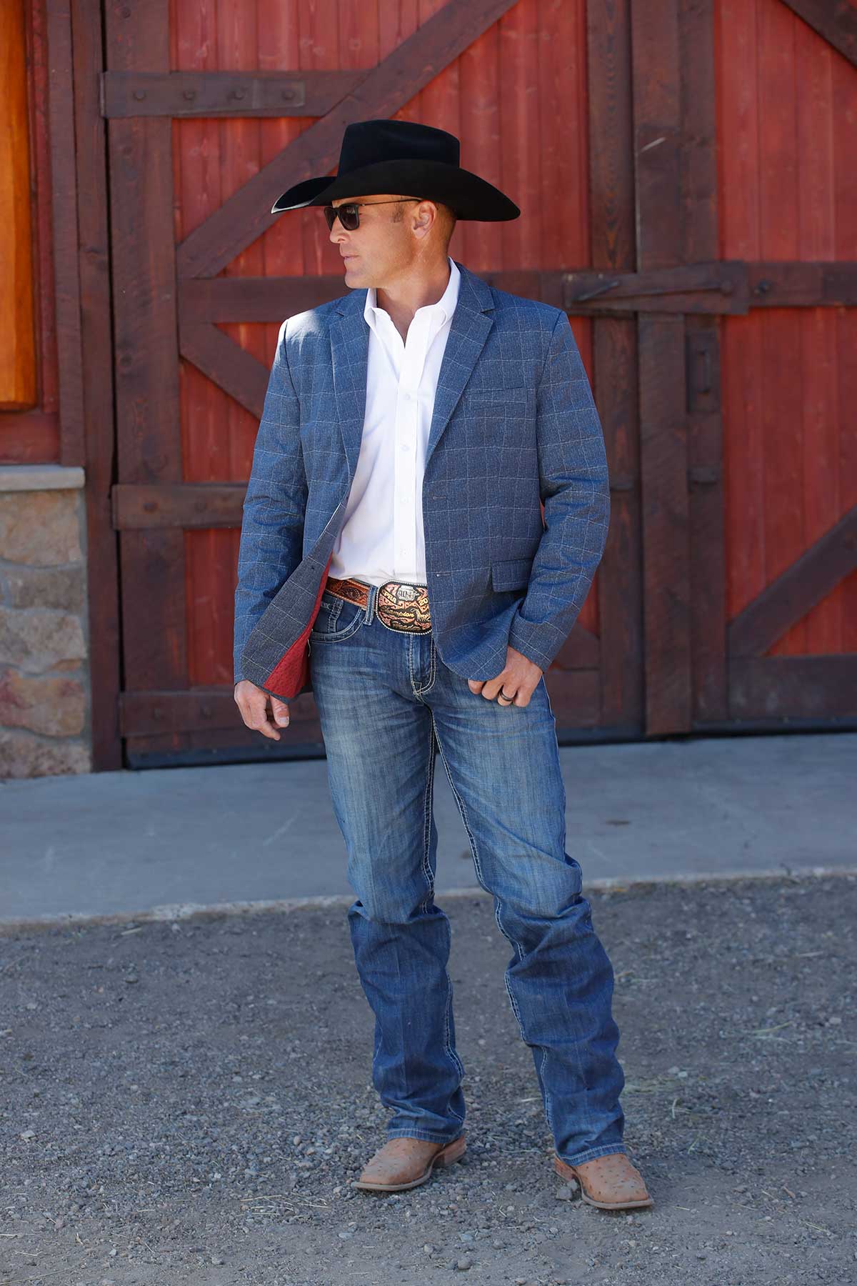 Cinch Mens Sport Coat in Navy