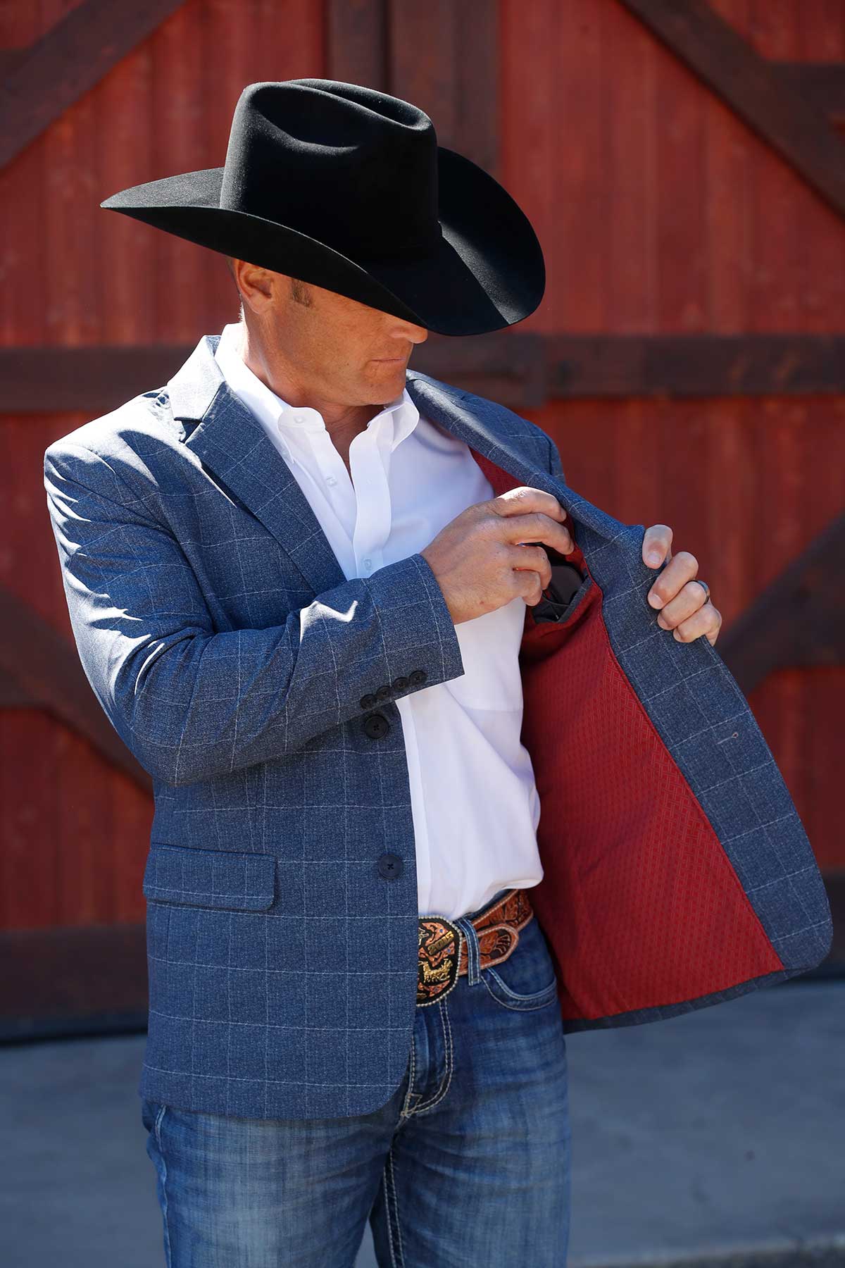 Cinch Mens Sport Coat in Navy