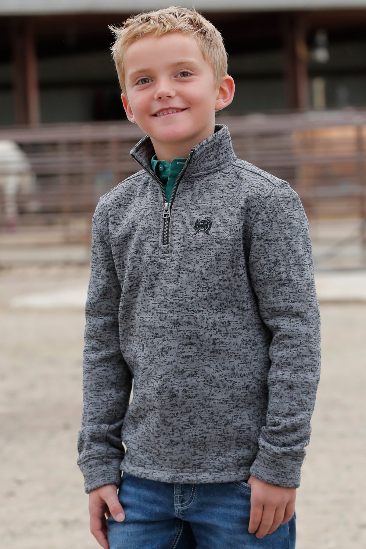 Cinch Boys 1/4 Zip Sweater
