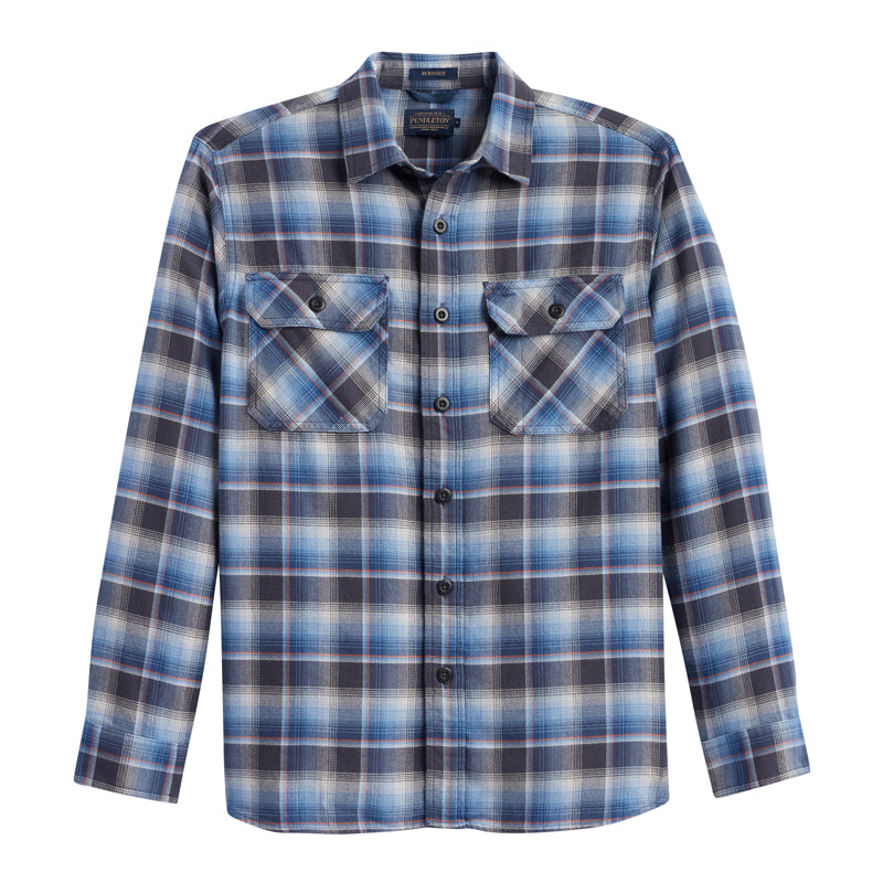 Pendleton Mens Burnside Plaid Flannel Shirt at boltranchstore.com