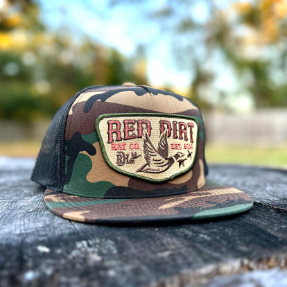 Red Dirt Hat Fly South Camo Hat