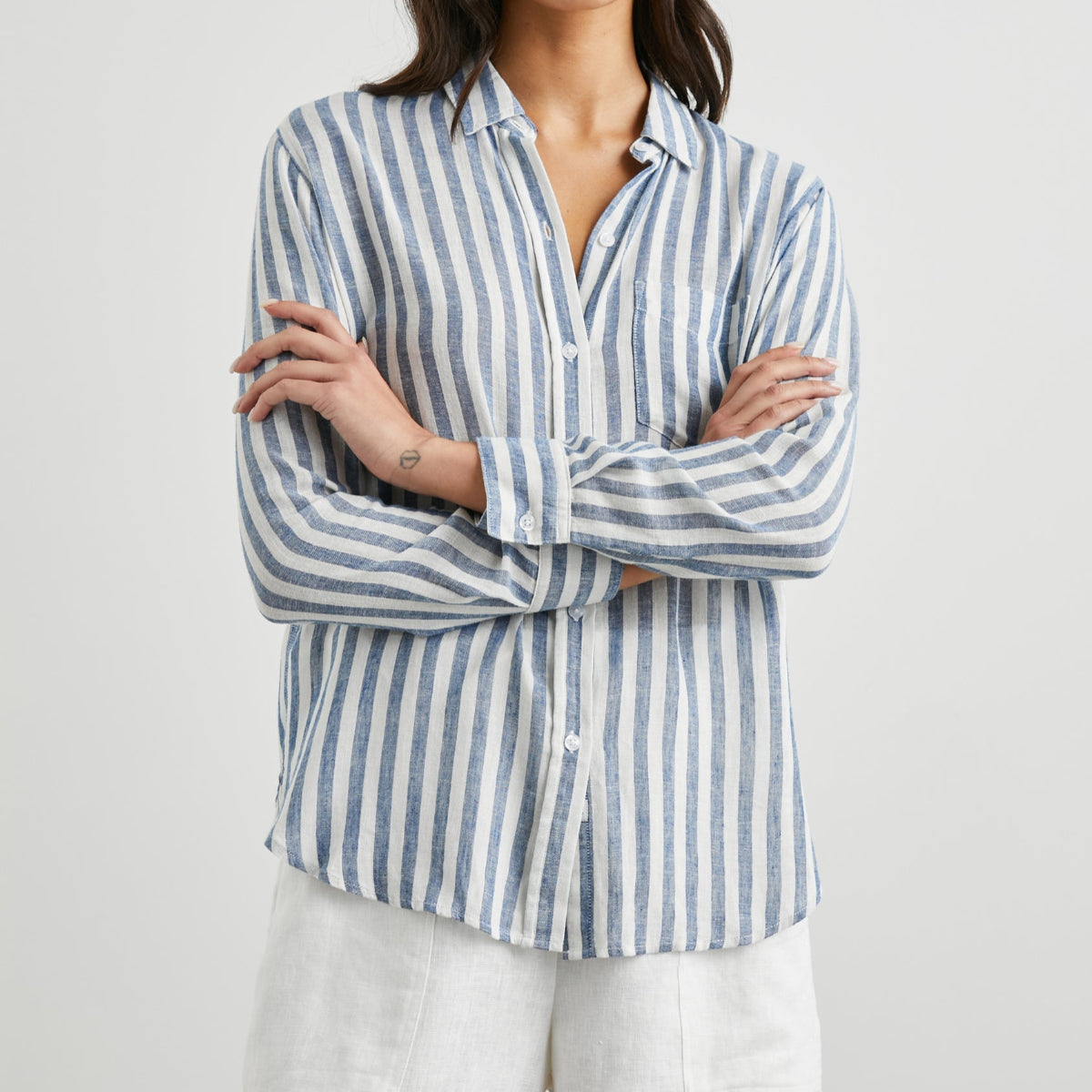 Rails Charli Shirt - Echo Stripe Buy this at Boltranchstore.com