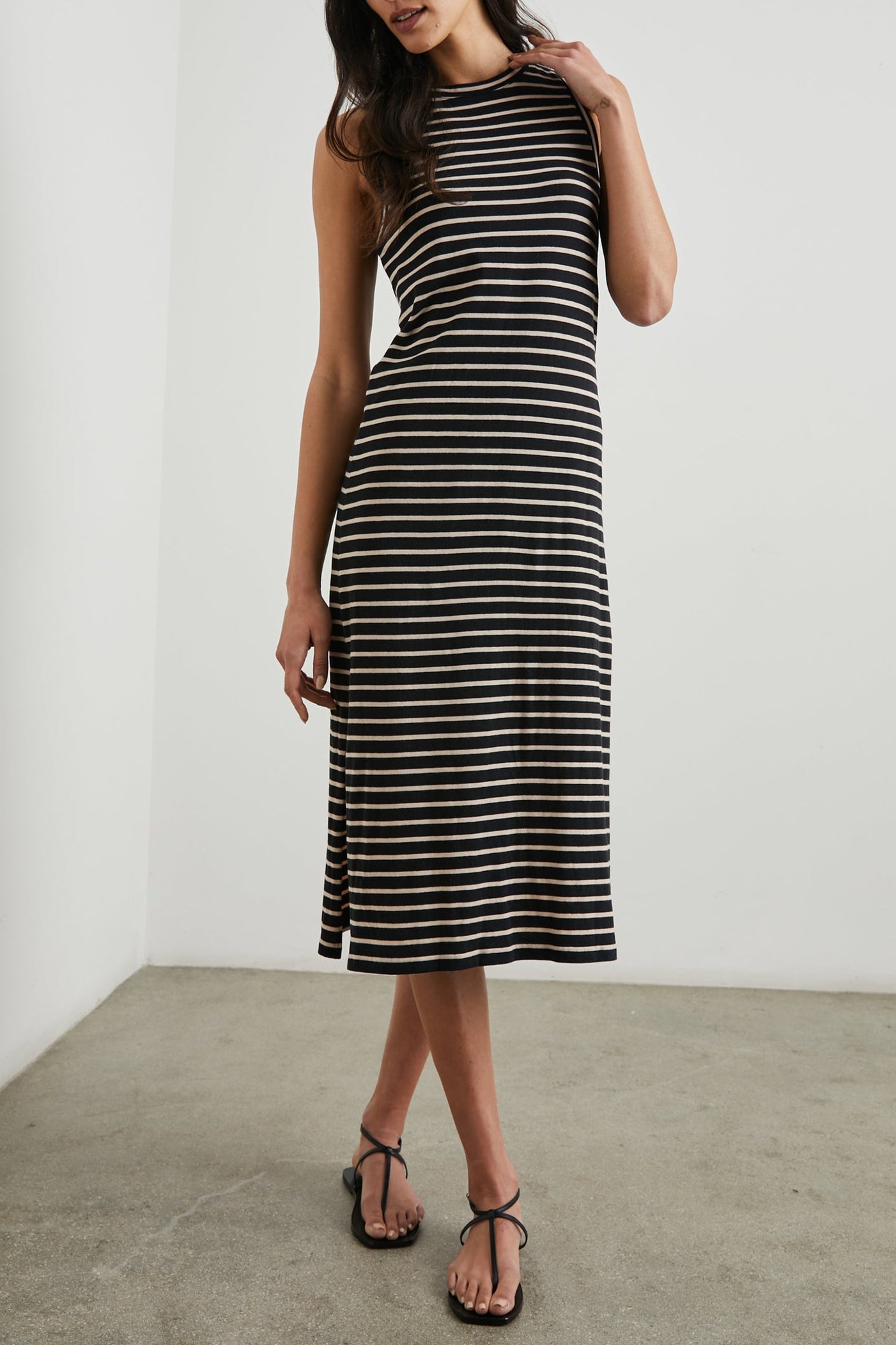 Rails Tank Dress womens striped midi dress pencil casual sleeveless dress Rails buy at Boltranchstore.com