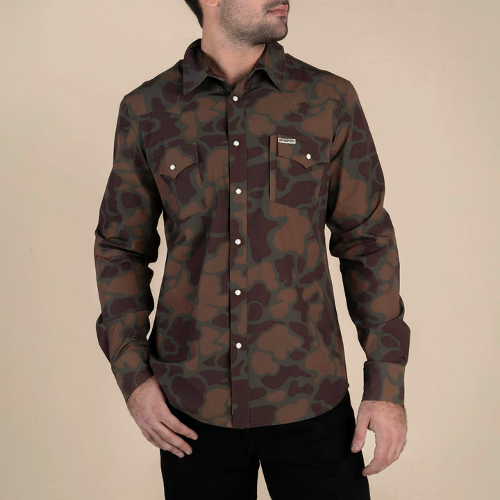 Sendero Confluence Tech Shirt - Forest Camo