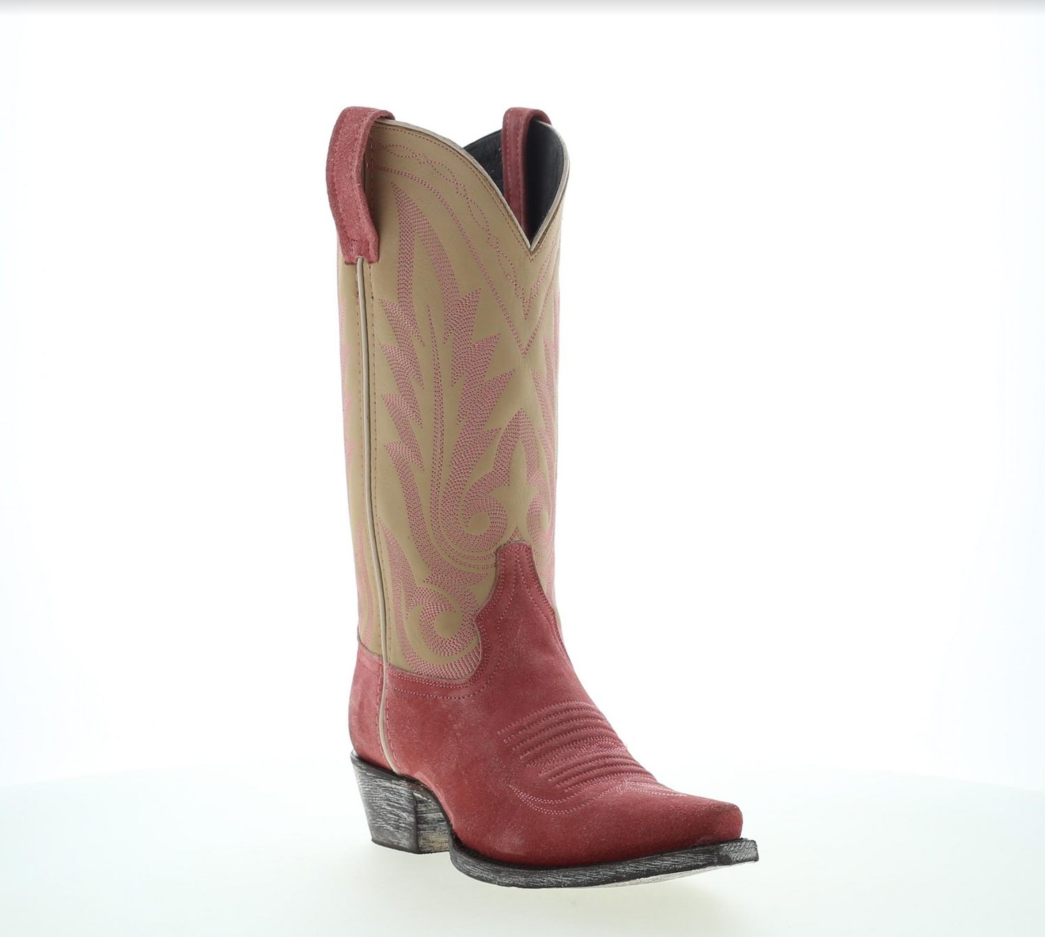 Caborca Gamuza Rosa Boots