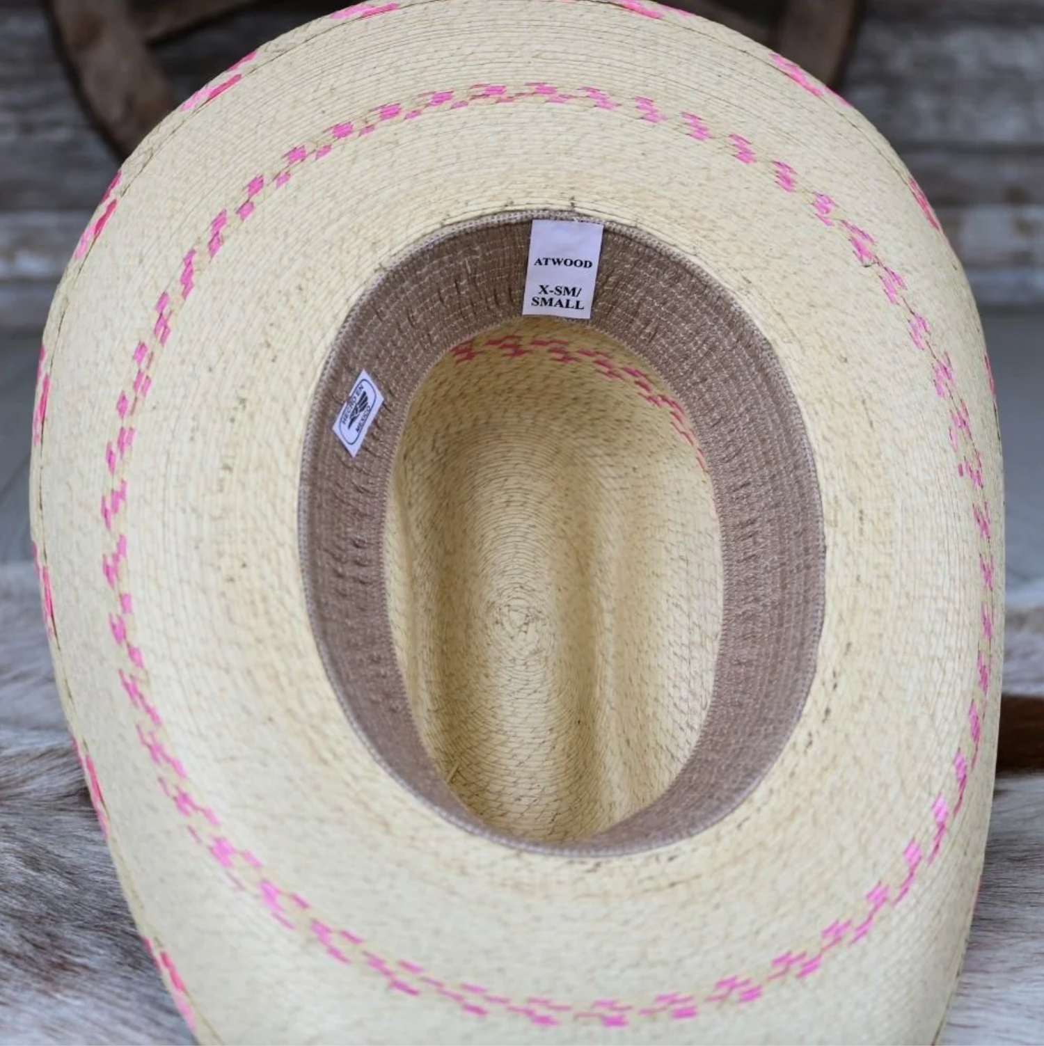 Atwood Kids Pink Palm Leaf Hat