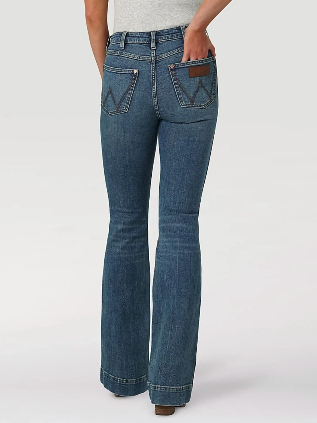 Wrangler Retro High Rise Trouser Jean - 112336738