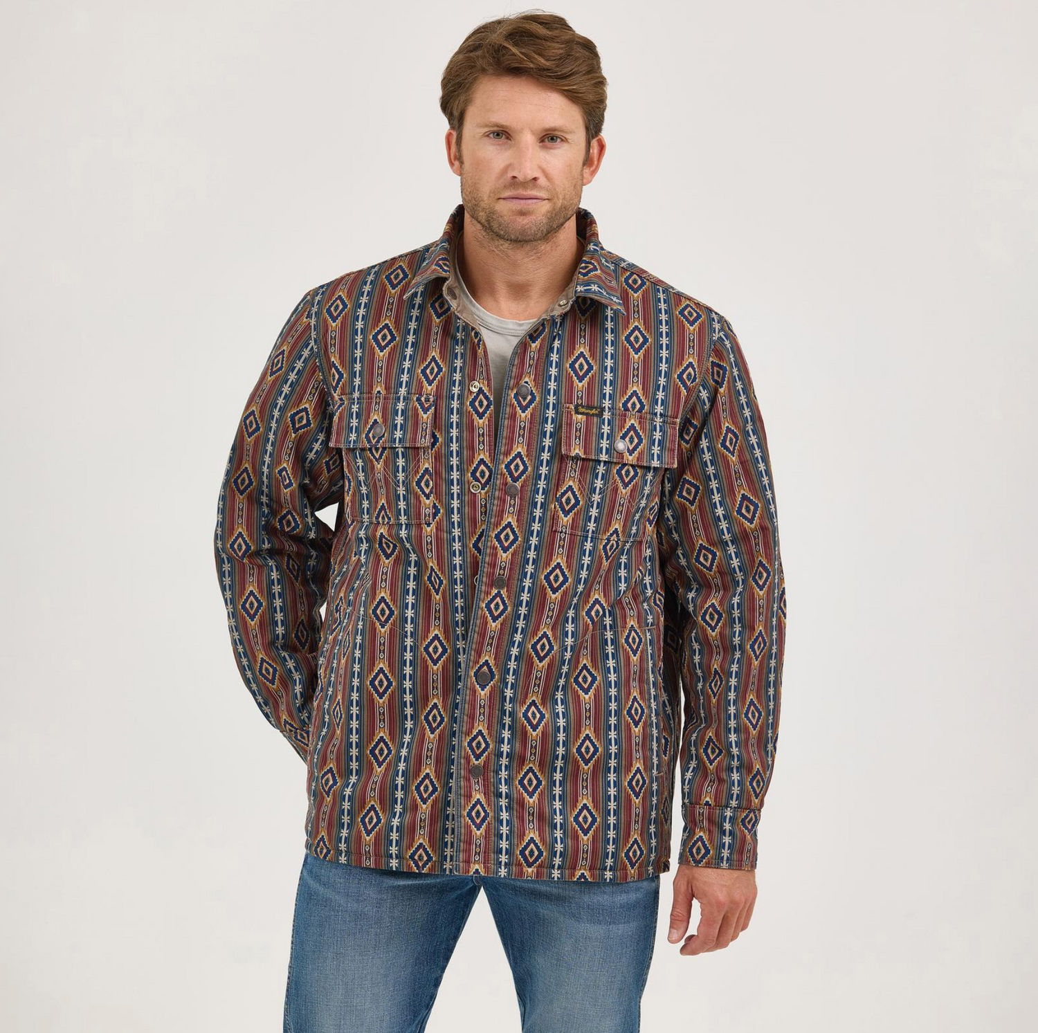 Wrangler Mens Wstn Reversible Jacket