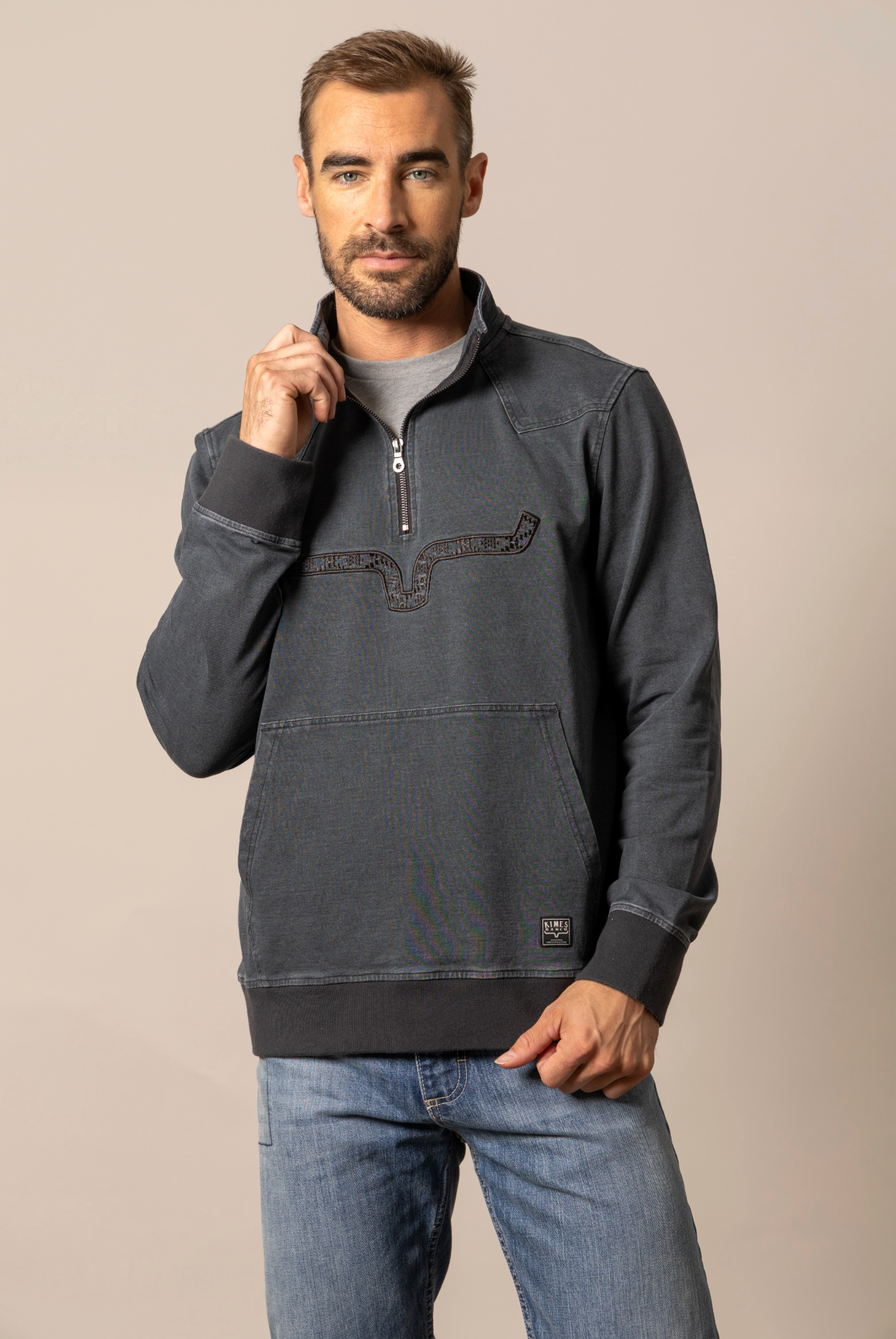 Kimes Mens Rowell Quarter Zip