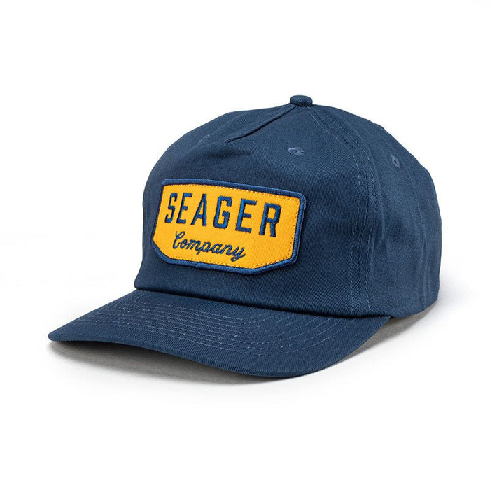 Seager Wilson Navy Yellow Snapback Hat light, flexible, and ideal for any conditions at boltranchstore.com