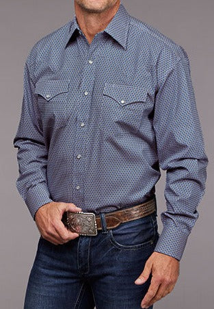 Stetson Mens Diamond Neat Western Shirt order today at boltranchstore.com