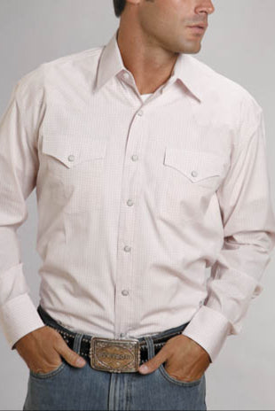 Stetson Two Stripe Check Shirt order at boltranchstore.com free shipping popular mens cowboy rodeo