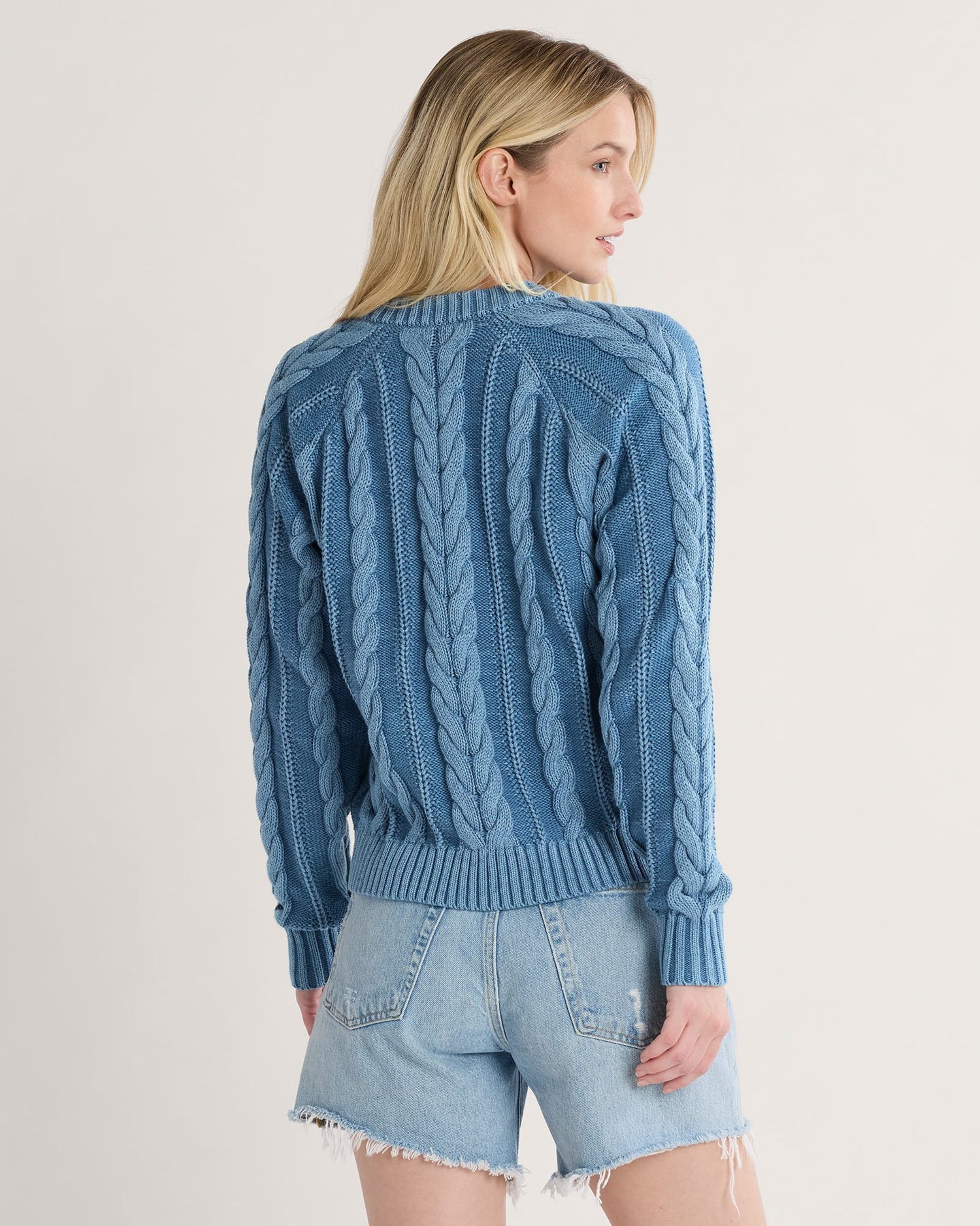 Pendleton Textured Cotton Cardigan