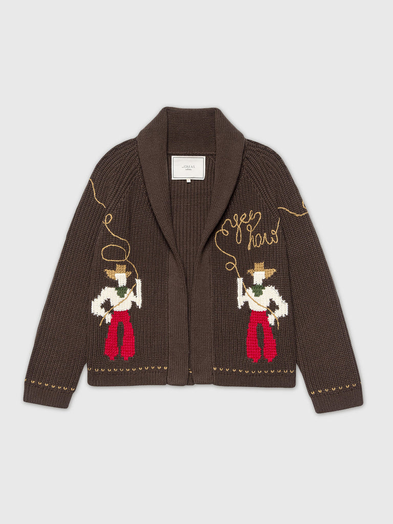 The Great The Lasso Lodge Cardigan order at boltranchstore.com