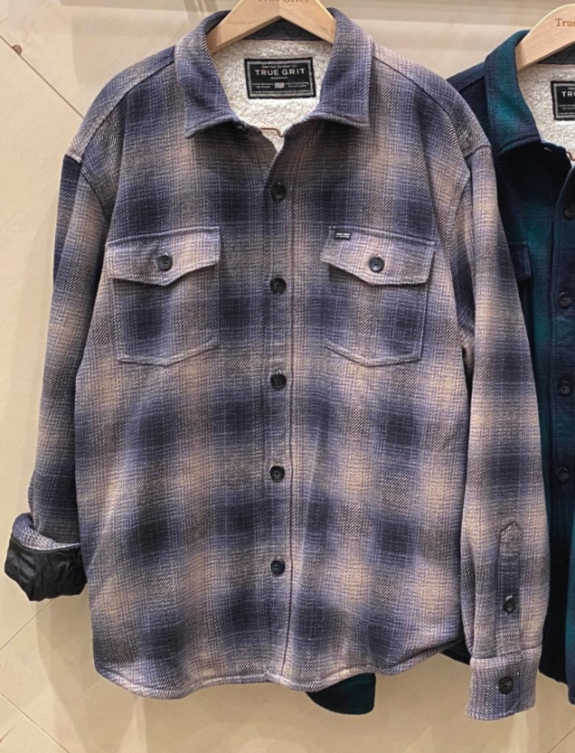 Mens True Grit Sky Ridge Plaid Jacket