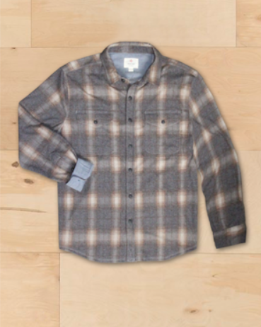 True Grit Mens Mojave Plaid Shirt